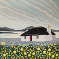 Summer Bothy – Hand Printed Reduction Lino Cut