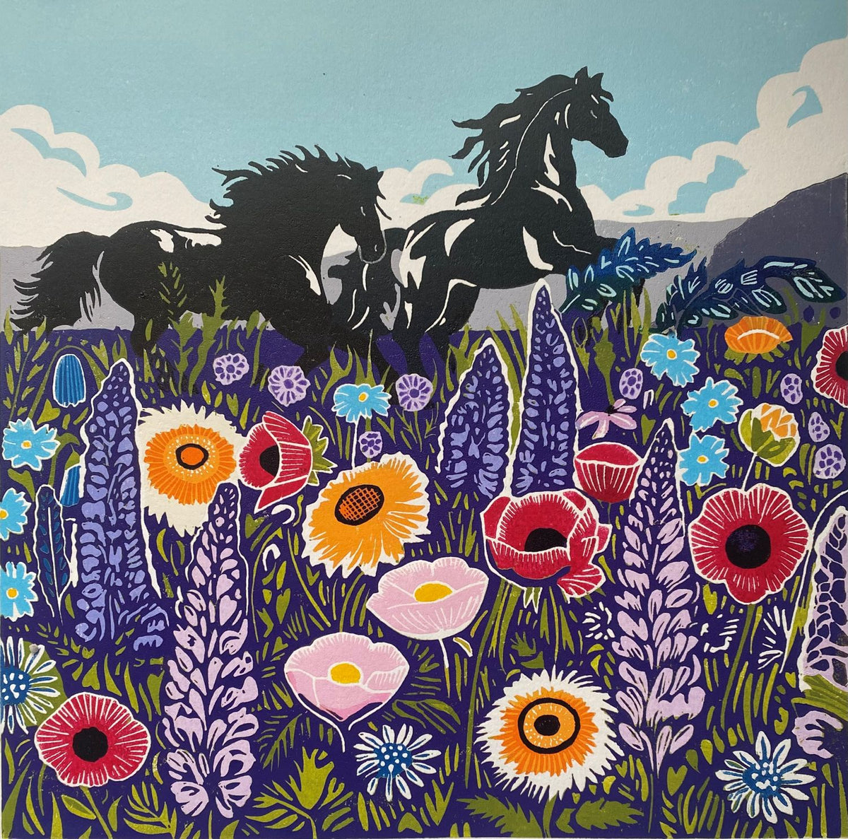 Wildflowers & Wild Horses